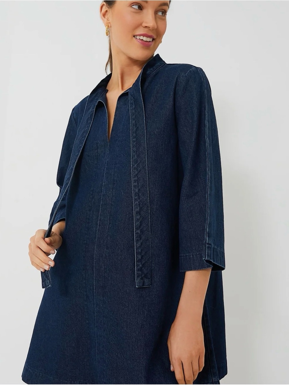 Pomander Place Dark Denim Mini Dress